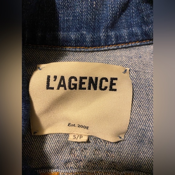 L'agence Zuma Cropped Jacket With Studded Star in Authentique Size Small - Picture 10 of 10